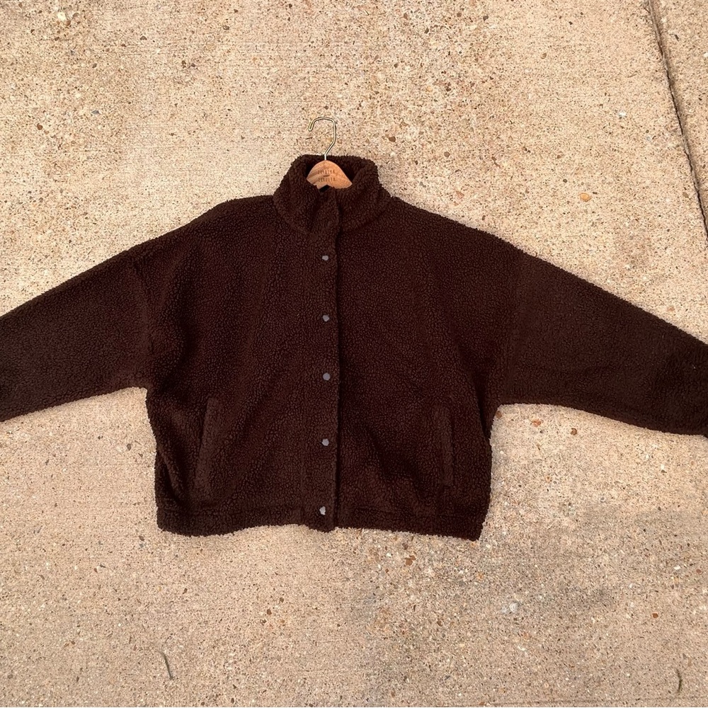 H&M Dark Brown Women's Pea Coat